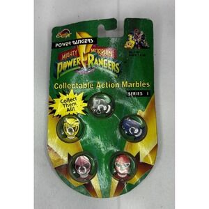 New! Mighty Morphin Power Rangers Collectable Action Marbles Series 1